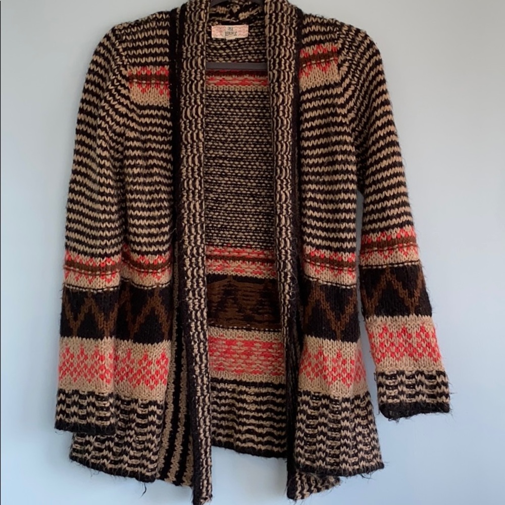 Open Front Cardigan | Pink Republic